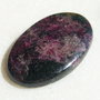 Cabochon oval mare din eudialit (INDIA - lucrat manual) aprox 37.4x22.7x5 mm