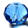 Margele sticla cristale albastru cerneala transparent 8 mm