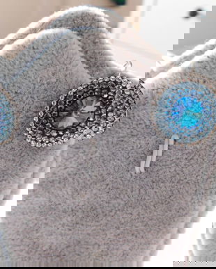 Cercei noi argint 925 , Italia ,  tortite ,   elemente Swarovski