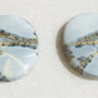 (2 bucati) Cabochon Maligano Jasper aprox 29x22x4.5