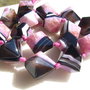 Agate crackle biconice mari aprox 21-22x19-20 mm