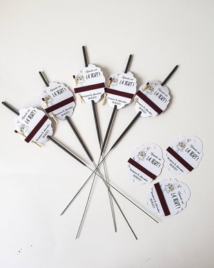 Artificii de mana Sparklers personalizate.