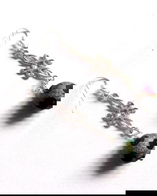 cercei sticla electroplacata 39298