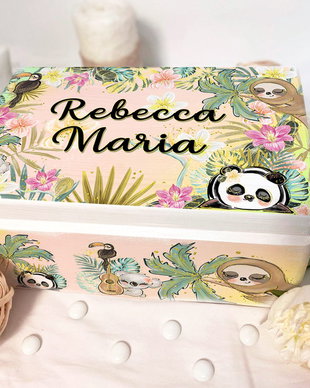 Cutie Amintiri Copii Personalizată - Baby Animals