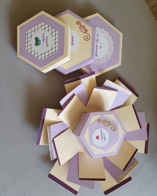 Explosion box hexagonal 5 în 1