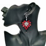 Rezervat Cercei - Red & Black Heart