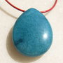 Brioleta / pandant din jad aprox 30x22x8.5 mm