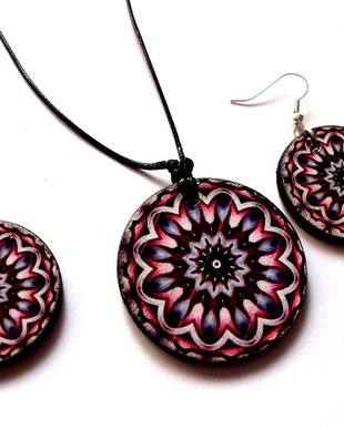 set lemn mandala 39558