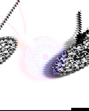 colier lemn mandala 39357