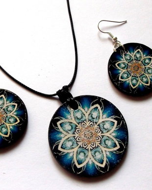 set lemn mandala 39562