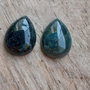 Cabochoane agata indiana 20x15 mm (2 buc)