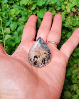 Inel Opal dendritic tigru si Argint 925 - IN993 - Inel supradimensionat reglabil, inel cadou, inel pietre semipretioase, cristale vindecatoare, cristale de colectie