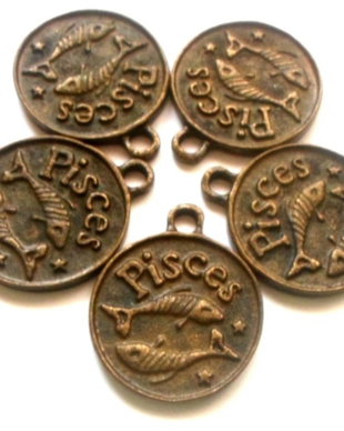 Charm banut zodiac Pesti bronz