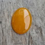 Cabochon jad galben, 40x30 mm
