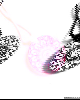 colier lemn mandala 39361