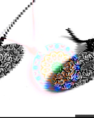 colier lemn mandala 39360