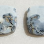 (2 bucati) Cabochon Maligano Jasper aprox 24x21.5x4.5 mm