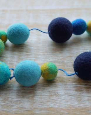 Colier Azul Romantico