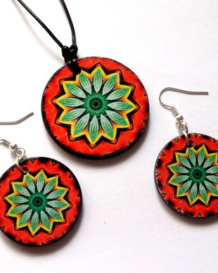 set lemn mandala 39567