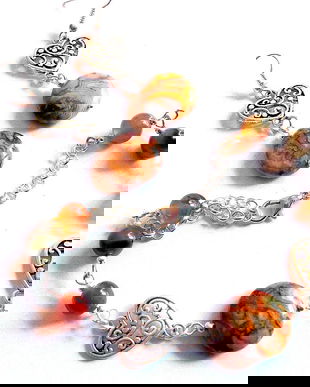 set jasper si agate 39471