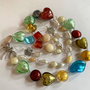 JOY,LOVE AND COLOURS-lampwork,argint tibetan