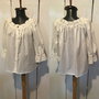 BLUZA BAVAREZA PANZA BUMBAC ALB