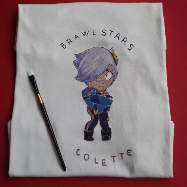Tricou pictat pentru copii brawl stars