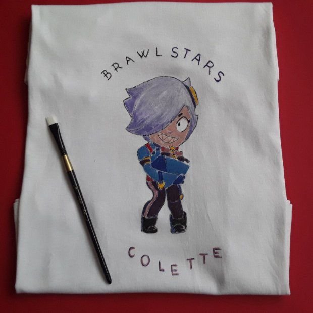 Tricou pictat pentru copii brawl stars