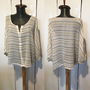 BLUZA STRIPE PANZA TOPITA CU FIR LAME