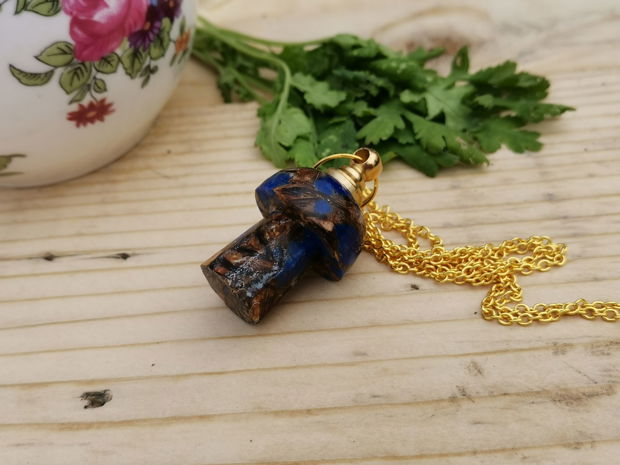 Colier copper lapis lazuli(REZERVAT)