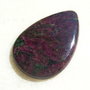 Cabochon eudialit (INDIA - lucrat manual) aprox 38.4x25x4.5 mm