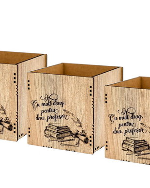 Set 3 cutii decorative din lemn - CD1100