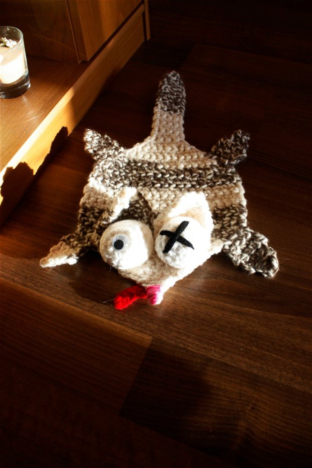 Pisica crosetata,papusa crosetata,jucarie crosetata,jucarie handmade, 44 cm