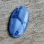Cabochon opal albastru, 43x25 mm