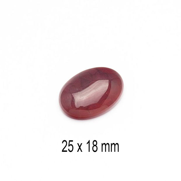 Cabochon Agat, 25 x 18 mm, A645