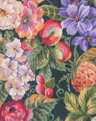 Bumbac cu flori 2m/1,60m