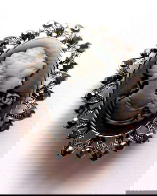 brose camee cu marcasite 39582