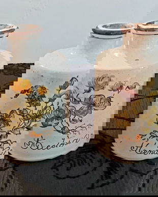 Vase ceramica pictate manual