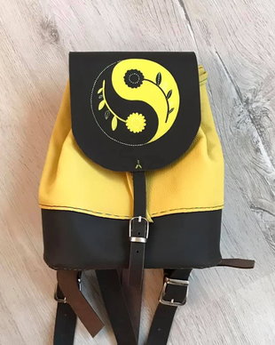 Rucsac din piele