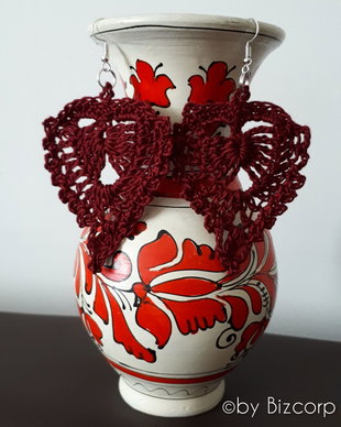 Cercei crosetati