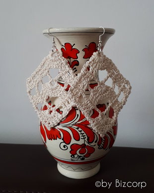 Cercei crosetati