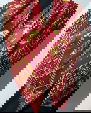 Esarfe vintage Giani Versace cu tematica astrala