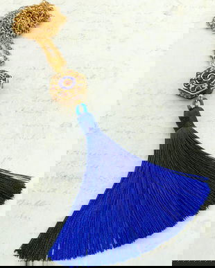 Colier Nepalez & canaf matase