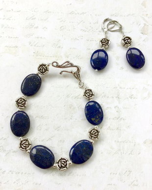 Set lapis lazuli