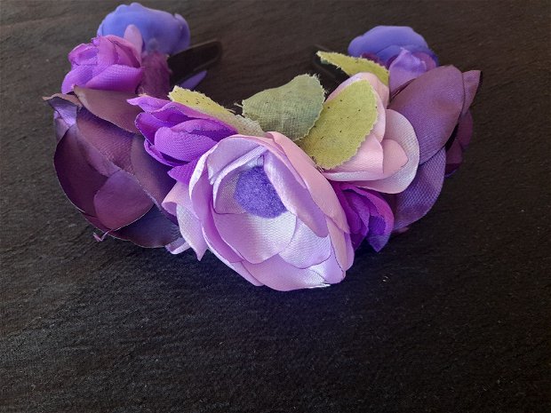 Coronita flori violet 2