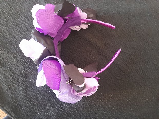 Coronita flori violet 3