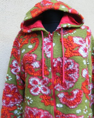 Jacheta fleece cu lana mar.40