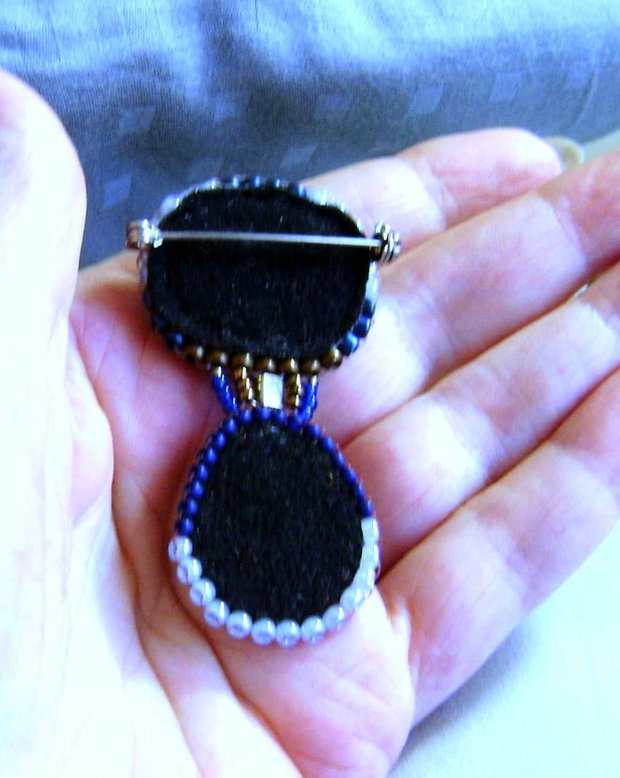 BlackFriday Today ! Brosa lapis lazuli