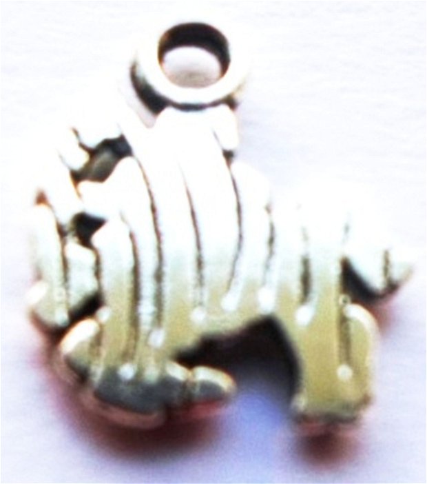 Charm figurina zodiac Sagetator mic argintiu