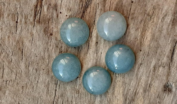 Cabochon jad, 12 mm